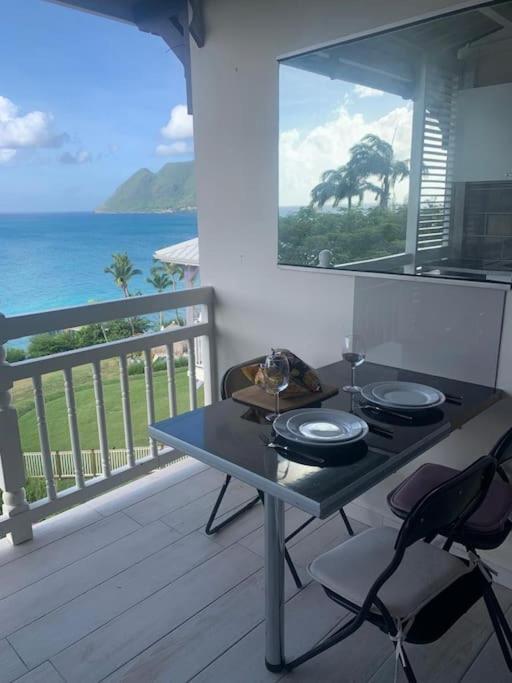 Appartement Terrasse Vue Mer Et Piscine 르 디아망 외부 사진